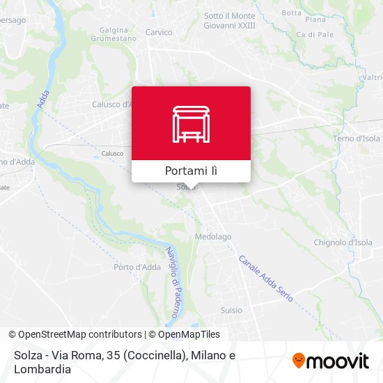 Mappa Solza - Via Roma, 35 (Coccinella)