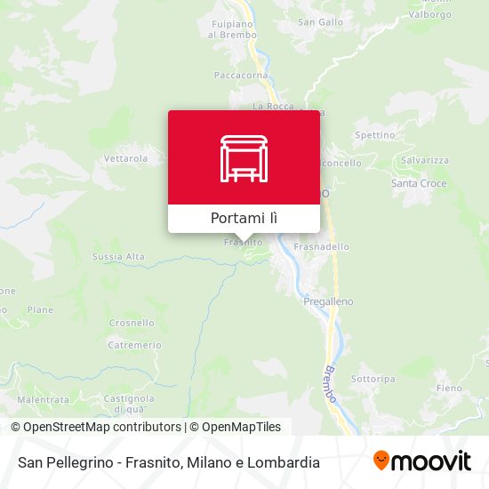 Mappa San Pellegrino - Frasnito