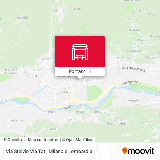 Mappa Via Stelvio Via Toti