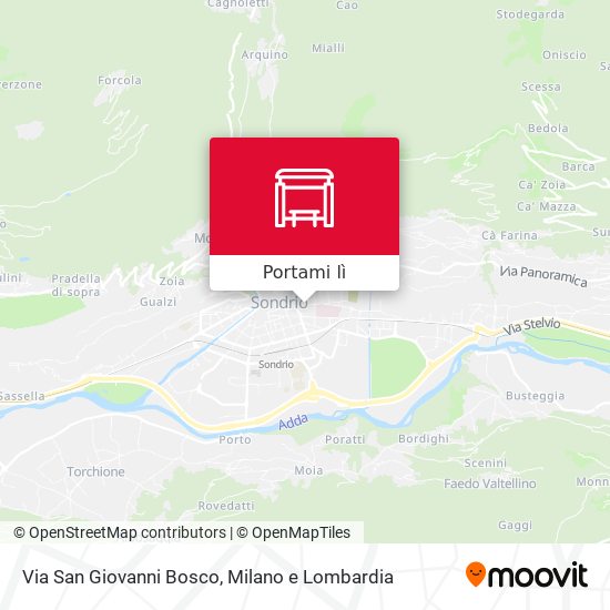 Mappa Via San Giovanni Bosco