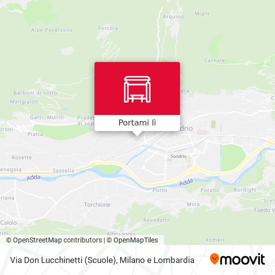 Mappa Via Don Lucchinetti (Scuole)