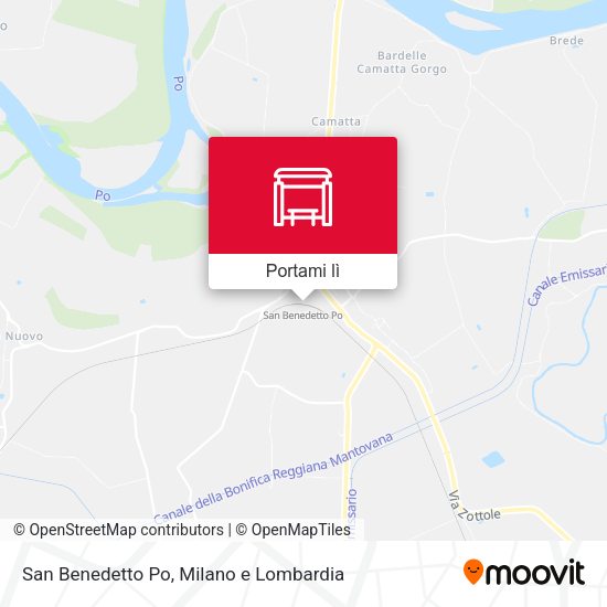 Mappa San Benedetto Po