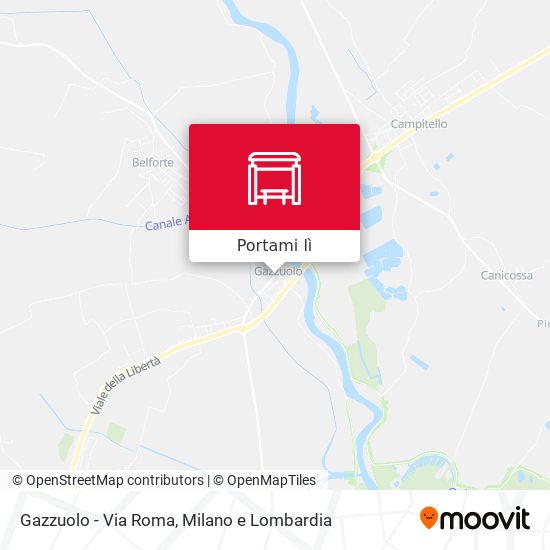Mappa Gazzuolo - Via Roma
