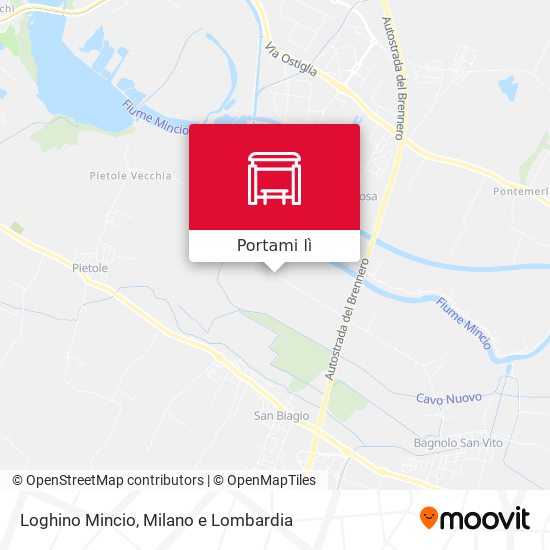 Mappa Loghino Mincio