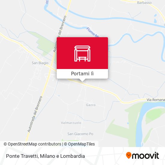 Mappa Ponte Travetti
