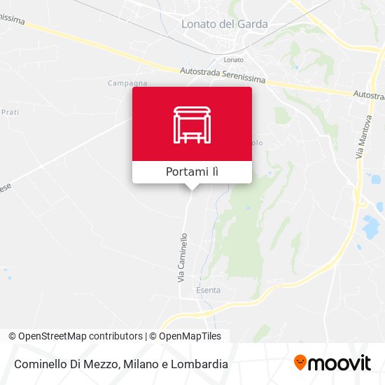 Mappa Cominello Di Mezzo
