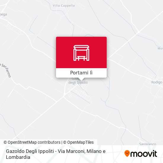 Mappa Gazoldo Degli Ippoliti - Via Marconi