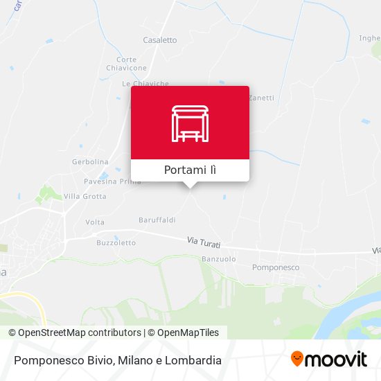 Mappa Pomponesco Bivio