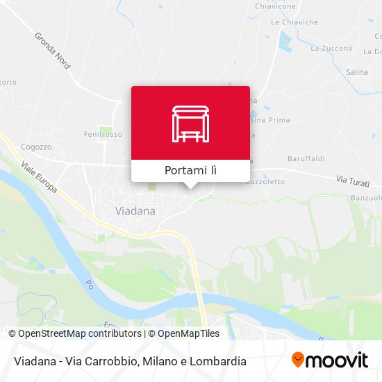 Mappa Viadana - Via Carrobbio