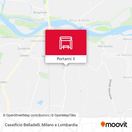 Mappa Caseificio Belladelli