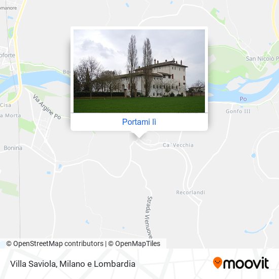 Mappa Villa Saviola