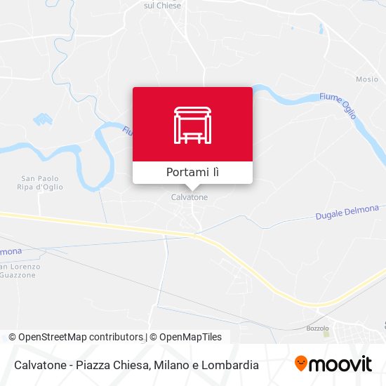 Mappa Calvatone - Piazza Chiesa