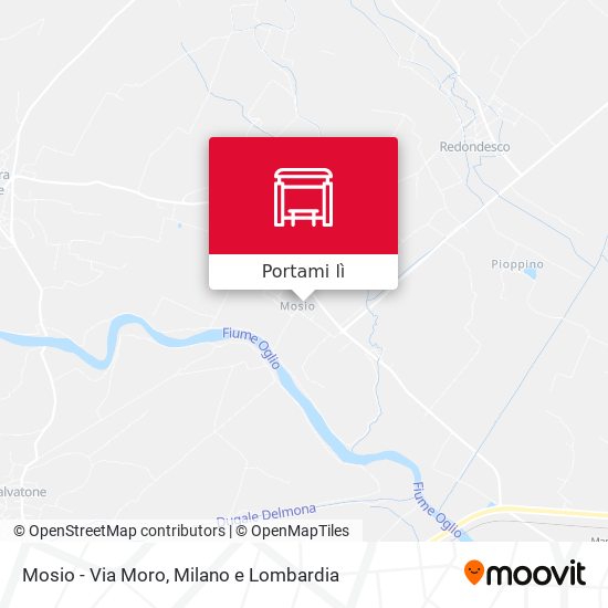 Mappa Mosio - Via Moro