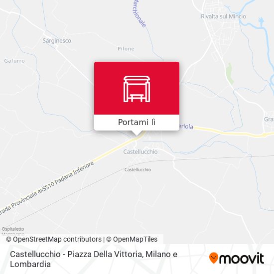 Mappa Castellucchio - Piazza Della Vittoria