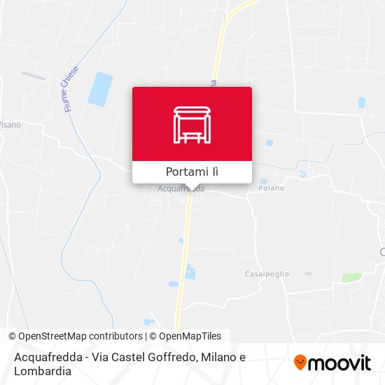 Mappa Acquafredda - Via Castel Goffredo
