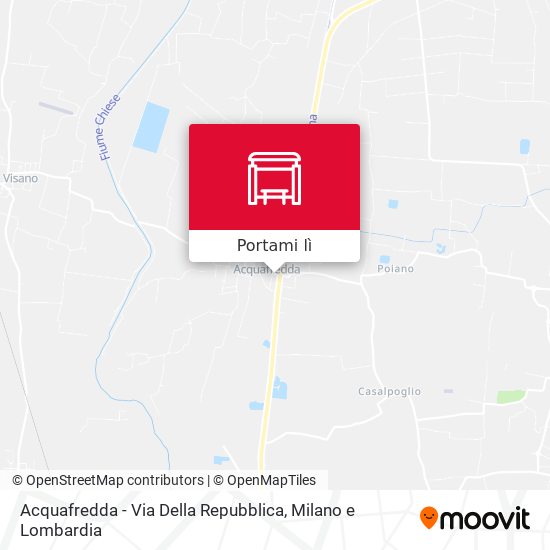 Mappa Acquafredda - Via Della Repubblica