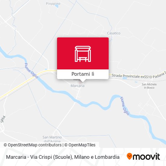 Mappa Marcaria - Via Crispi (Scuole)