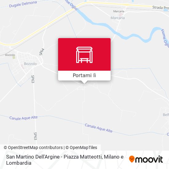 Mappa San Martino Dell'Argine - Piazza Matteotti