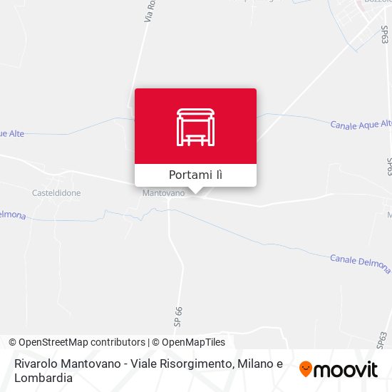 Mappa Rivarolo Mantovano - Viale Risorgimento