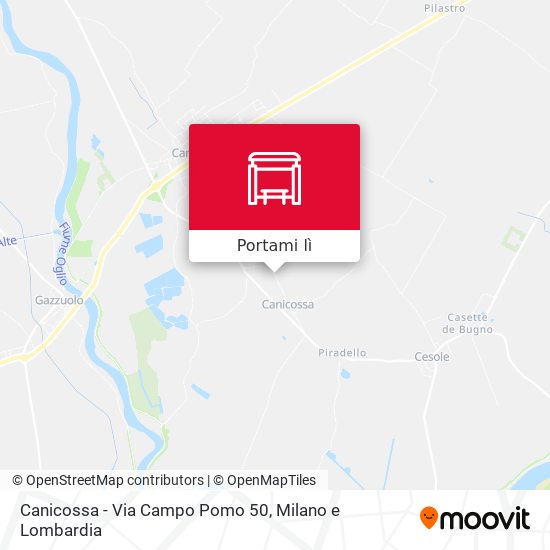 Mappa Canicossa - Via Campo Pomo 50