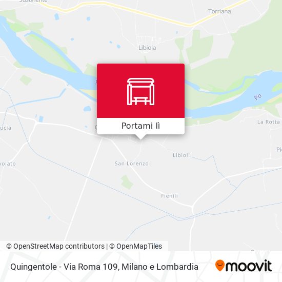 Mappa Quingentole - Via Roma 109