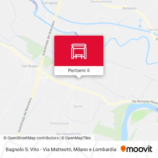 Mappa Bagnolo S. Vito - Via Matteotti