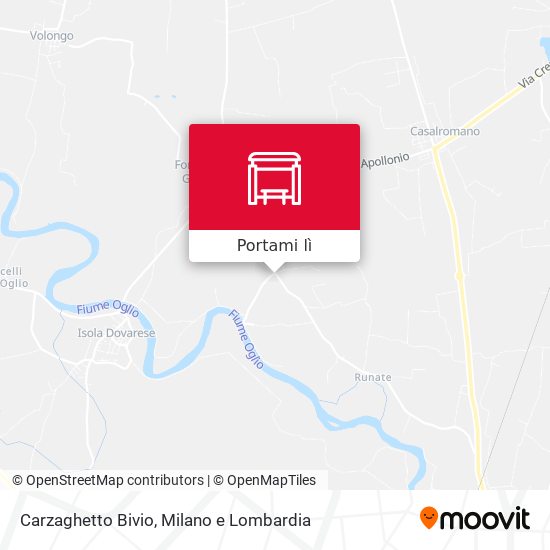 Mappa Carzaghetto Bivio