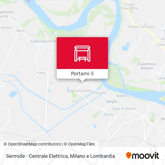 Mappa Sermide - Centrale Elettrica