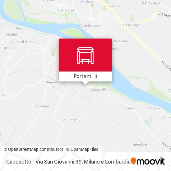 Mappa Caposotto - Via San Giovanni 39