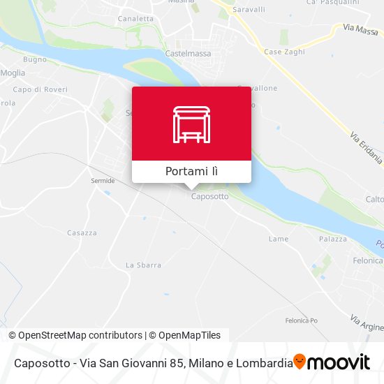 Mappa Caposotto - Via San Giovanni 85
