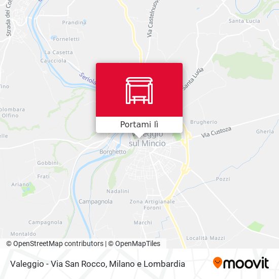 Mappa Valeggio - Via San Rocco