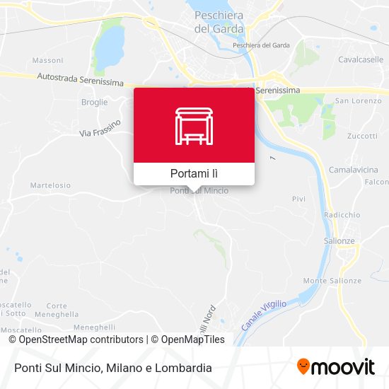 Mappa Ponti Sul Mincio