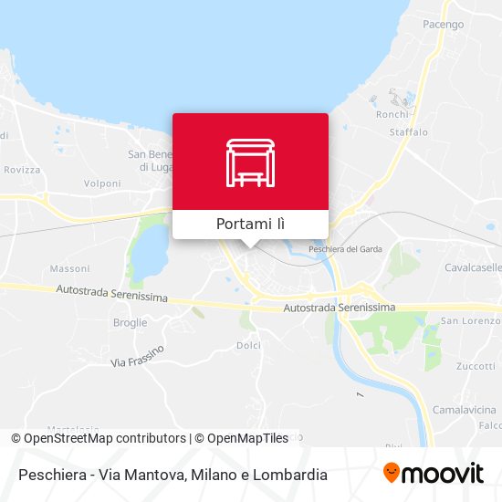 Mappa Peschiera - Via Mantova