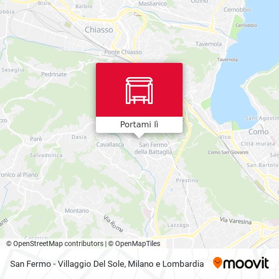 Mappa San Fermo - Villaggio Del Sole