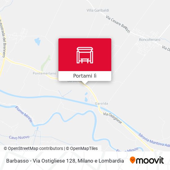 Mappa Barbasso - Via Ostigliese 128