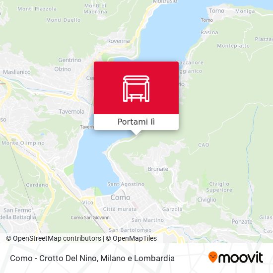 Mappa Como - Crotto Del Nino
