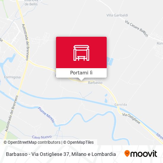 Mappa Barbasso - Via Ostigliese 37