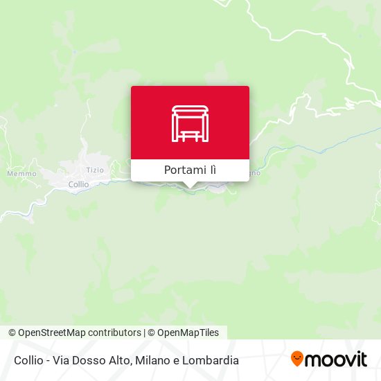 Mappa Collio - Via Dosso Alto