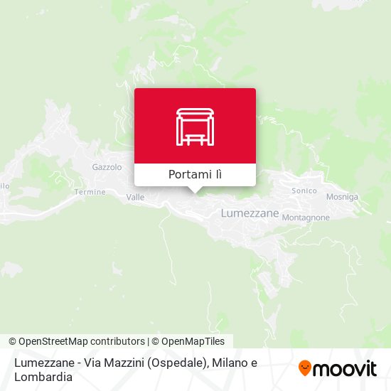 Mappa Lumezzane - Via Mazzini (Ospedale)