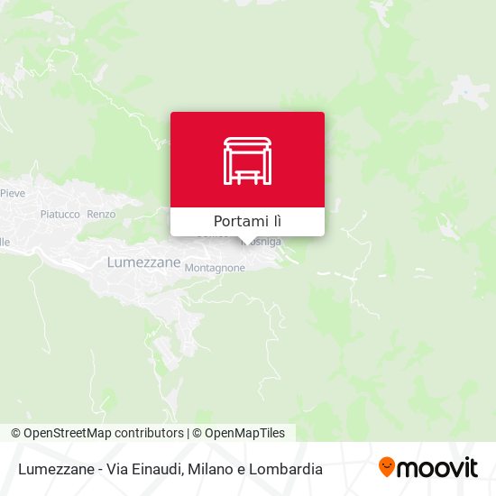 Mappa Lumezzane - Via Einaudi