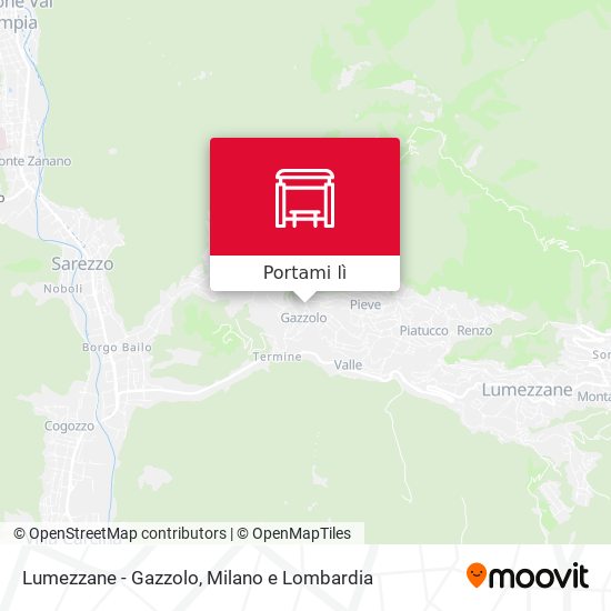Mappa Lumezzane - Gazzolo