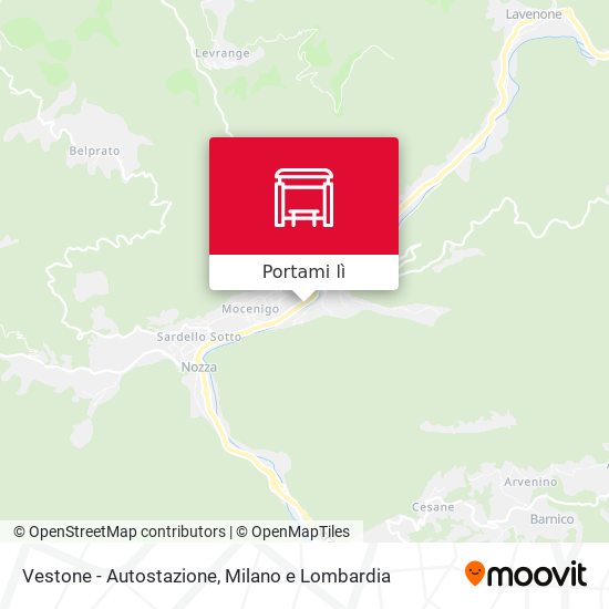 Mappa Vestone - Autostazione
