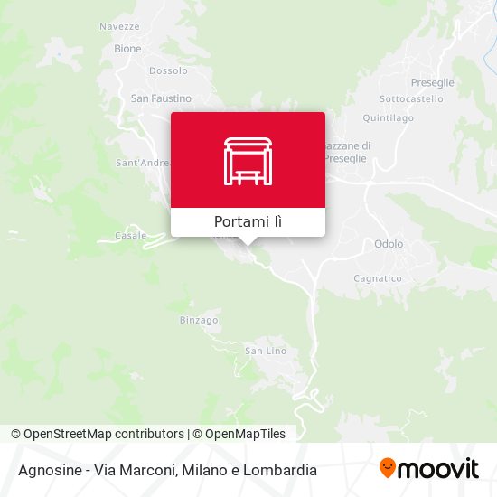 Mappa Agnosine - Via Marconi