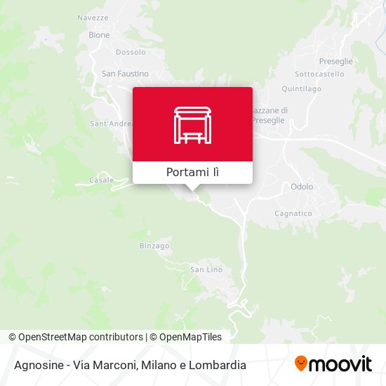 Mappa Agnosine - Via Marconi
