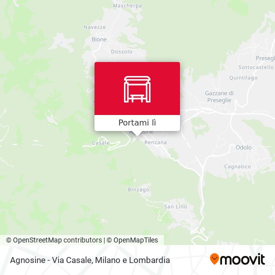Mappa Agnosine - Via Casale