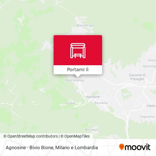Mappa Agnosine - Bivio Bione