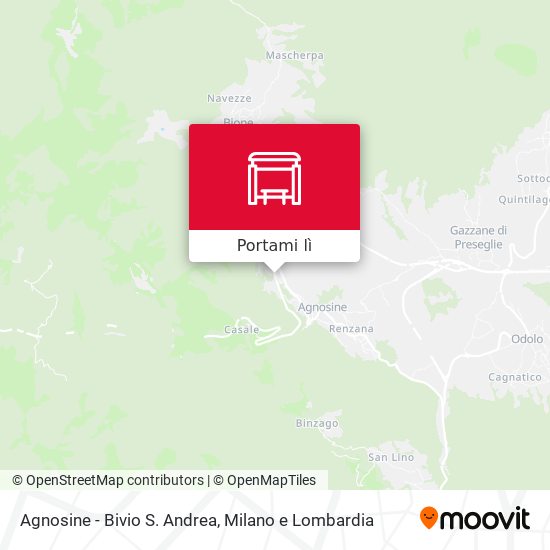 Mappa Agnosine - Bivio S. Andrea