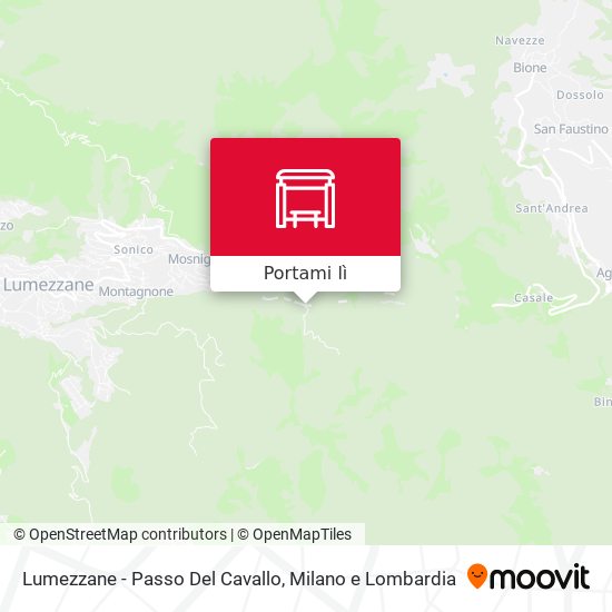 Mappa Lumezzane - Passo Del Cavallo