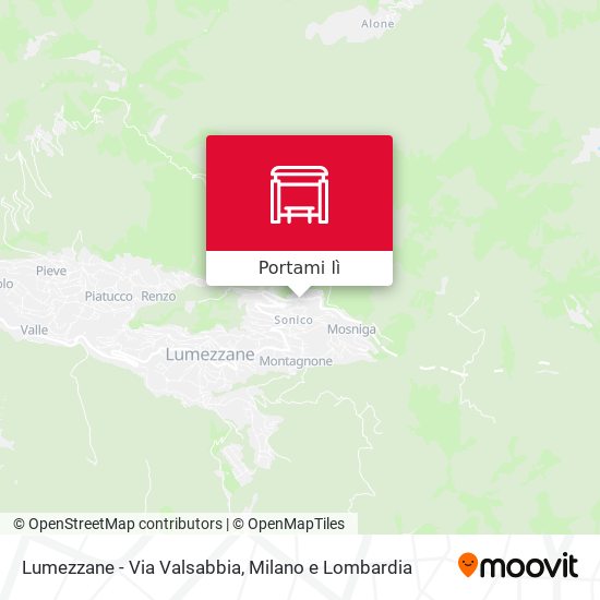Mappa Lumezzane - Via Valsabbia