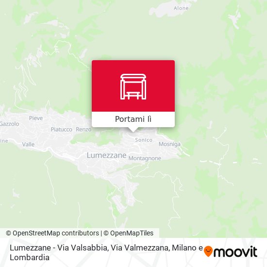Mappa Lumezzane - Via Valsabbia, Via Valmezzana